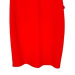 Siena Keyhole Bodycon Dress size 10 Cap Sleeves Twist Crepe Scuba NWT Orange Photo 4