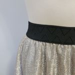 LuLaRoe  Lola metallic silver a-line skirt size small Photo 1