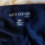 Navy Blue Ribbed Ruffle Dress Size M Photo 1