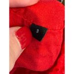 The Kooples Dress Women Large Red Velvet Animal Print Puff Sleeve Mini Party Photo 11