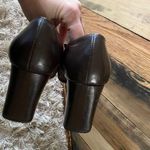 Vittorio Ricci Studio Brown Ruched Leather Heels Size 7.5 Photo 12