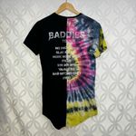 Civil Regime Baddies Tour Tie Dye Black Slay Bye Boy Werk Tee Mini Dress SIze S Photo 10