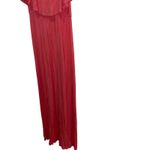 Pink Blush Off Shoulder Ruffle Maxi Dress Women's S/MSmocked Waist Flowy Photo 2