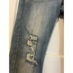 Kancan Women’s Size 11 / 29 Med Wash Distressed Estilo Jeans High Rise Tapered Blue Photo 7