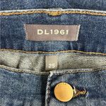 DL1961 Patti Straight NWT Size 25 High Rise Vintage 31" Denim Jeans Split Cuff Photo 8
