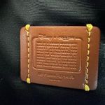 Coach New in Box Disney x Minnie Mouse Motif Wristlet in Black Pebbled Leather Photo 4