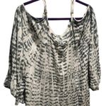 Tiare Hawaii Tie Dye Frilly Blouse - Size XL Photo 0