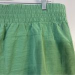 Adidas  Green Athletic Shorts Lightweight Elastic Waist Photo 4