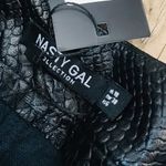 Nasty Gal NWT  Black Faux Leather cropped pants sz 6 Photo 4