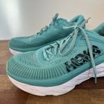 HOKA Womens Sneaker 10 Bondi 7 Training Blue Running Eggshell Athletic Walking Photo 2