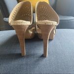 BCBG Max Azria Galinac Peep Toe Leather Mules size 9 Photo 7