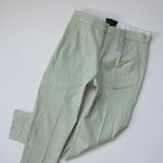 J.Crew NWT Martie in Light Pistachio Green Bi-Stretch Cotton Slim Crop Pants 4P Photo 2