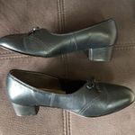 FOOTTHRILLS Navy Blue Leather Shoes Size 9W Photo 4