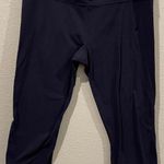 Athleta  Navy Blue Cropped Leggings Photo 0