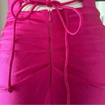 AQUA Fuchsia Formal Satin Corset Lace-Up Back Gown Pink Size 6 w/Tag Retail $298 Photo 12