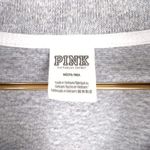 Victoria Secret PINK Grey/Gray Half Zip Cropped Fleece Sweatshirt Photo 5