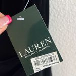 Ralph Lauren NWT Lauren  Velvet Straight Leg Jumpsuit Black 2 Photo 2