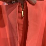 Trina Turk Size 4 Jumpsuit Josephine Coral Ruffle Cold Shoulder Trouser Coral Photo 6