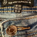 Missguided  Sinner High Rise Distressed Skinny Jeans Raw Hem Size 6 Photo 2