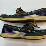 Sperry Womens Blue Fish /Navy /Cobalt /Plaid Shoes Size 8.5M Photo 5