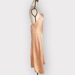 ASTR The Label Slip Midi Dress Women's Small Pink Blush Satin Cowl Strappy NWT Photo 5
