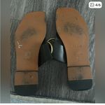 frame denim FRAME Le Brentwood Flip Flop in Noir Leather Photo 2