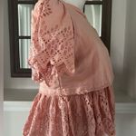 Sea New York Vienne Eyelet Asymmetric Hem Top, Peach Size M New w/o Tag $280 Photo 5