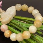 Handmade  Pi Xiu Moonstone Natural Gemstone Lucky Bracelet One Size Photo 0