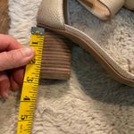 Vince Camuto Jacon Sandal Size 8 Womens Champagne Metallic Ankle Strap Block Photo 7