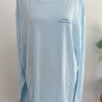 Simply Southern  Truck Dog Light Blue Long‎ Sleeve Shirt Women 2XL XXL Photo 0
