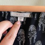 Pleione Black White Cat Novelty Print Tank Top Made in USA Womens Sz S High Low Photo 1