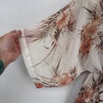 Baltic Born Maxi Dress Womens Small White Pink Tropical Flower Print Resortwear Photo 5