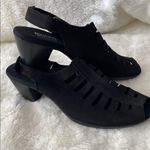 Munro Black Heels with Cage Design Photo 4
