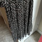 Natural Life  Rebecca Boho black Floral Tiered shirt Midi maxi Dress Photo 10