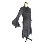 Donna Karan  Black Label Black and White Long Sleeve Dress Size 00 Photo 7