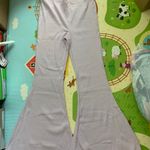 Aerie NWT  Hi Rise Ribbed Super Flare Pant Lilac Large Photo 2