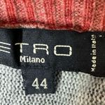 Etro Art Deco Wool Cashmere Silk Skirt IT44 US 8 Purple Photo 10