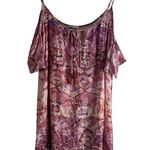 Show Me Your Mumu  Pink Bonnaroo Cold Shoulder Mini Dress Photo 0