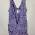 For Love & Lemons NWT  Chelsea Purple White Polka Dot Mini Dress Size Small Photo 7