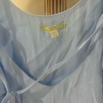 Gianni Bini Light Blue Ruffle Camisole Top Size Large Photo 5