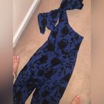 Kate Spade Classic Rose Jumpsuit -  New York Navy/Black nwt giant bow 4 summer Photo 5