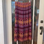 MOSSIMO red purple yellow elasticated maxi skirt Size XS Photo 4