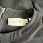 ALC Frank A.L.C. Women’s Elaine Black Empire Waist Cap Sleeve Black Mini Shift Dress Sz 2 Photo 4