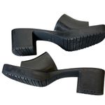 Steve Madden Womens Harlin Black Block Heel Sandal Size 6M Y2K 90s Retro Casual Photo 1