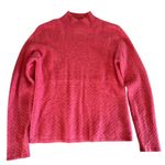 Charter Club 2 ply Cashmere Sweater Women's Small Pink Mock Neck Knit Photo 0