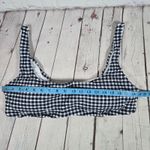 J.Crew Squareneck bikini top in soft gingham 2X NWT Photo 6