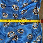 MELLODAY  Blue Floral Asymmetrical Midi Skirt Photo 11