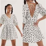 For Love & Lemons NEW  White Floral Mini Dress size Medium Connie Cottagecore Photo 1