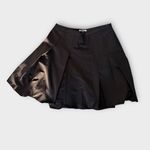 DKNY Black Pleated Flare Mini Skirt – Size 12 (Excellent Condition) Photo 4