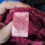 2010s Maroon Sweater Dress with Pink Side Detail Size undefined Photo 13